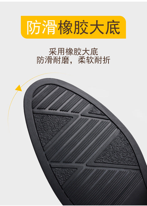 Leather shoes men's autumn and winter business formal wear genuine leather first layer cowhide pointed toe wedding bridegroom slip-on suit shoes