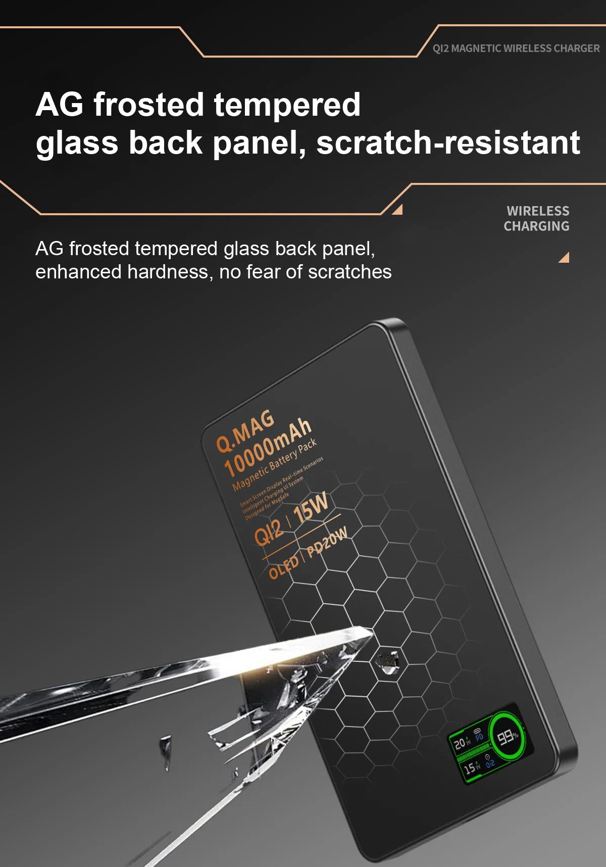 Magnetic Wireless Power Bank – 5000mAh or 10000mAh