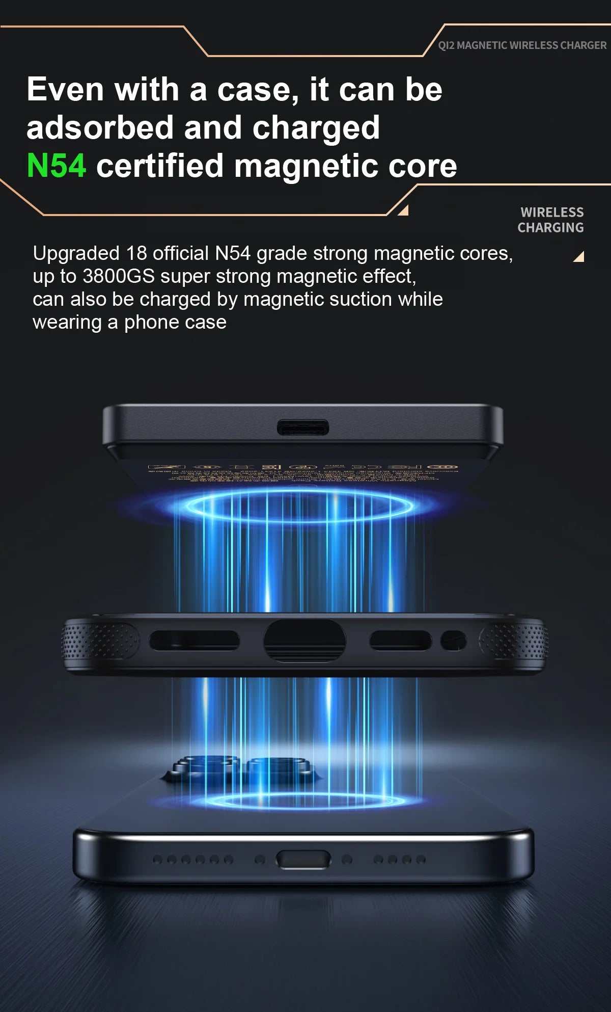 Magnetic Wireless Power Bank – 5000mAh or 10000mAh