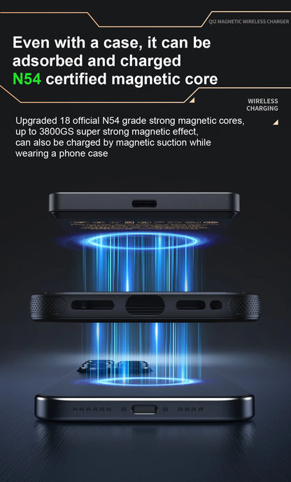 Magnetic Wireless Power Bank – 5000mAh or 10000mAh