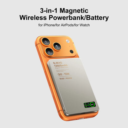 Magnetic Wireless Power Bank – 5000mAh or 10000mAh