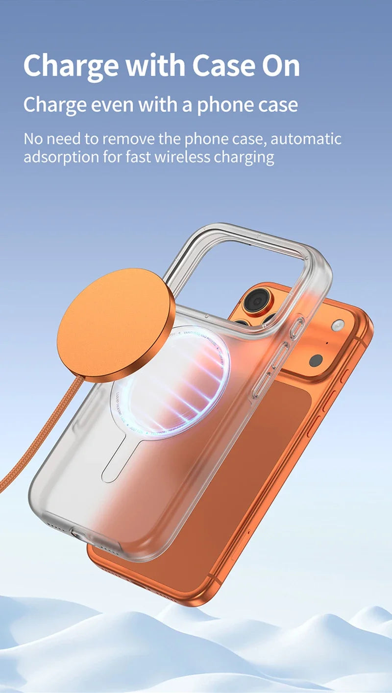 New Magnetic Wireless Charger 25w Ultra-thin Design Qi2 Certified Low-temperature Fast Charging Suitable For iPhone 15/14/13/12