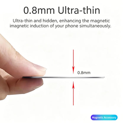 Magsafe Magnetic Ring for Wireless Charging, Suitable for Various Mobile Phones, Universal Magnetic Patch, Thick Magnetic Ring, Iron Ring for Phone Back, Essential for Wireless Charging