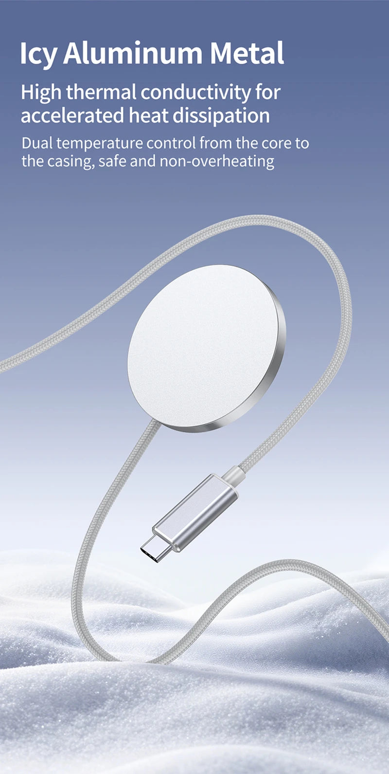 New Magnetic Wireless Charger 25w Ultra-thin Design Qi2 Certified Low-temperature Fast Charging Suitable For iPhone 15/14/13/12