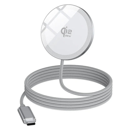 New Magnetic Wireless Charger 25w Ultra-thin Design Qi2 Certified Low-temperature Fast Charging Suitable For iPhone 15/14/13/12
