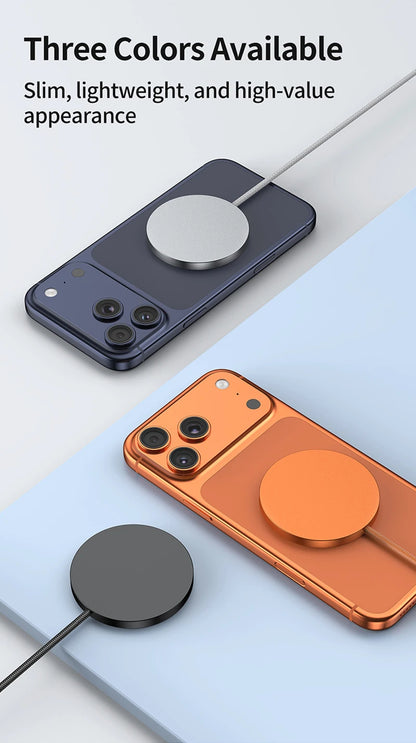 New Magnetic Wireless Charger 25w Ultra-thin Design Qi2 Certified Low-temperature Fast Charging Suitable For iPhone 15/14/13/12