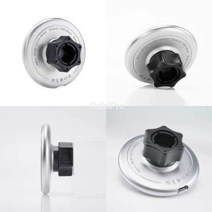 Powerful Magnetic Car Wireless Charger Mount, 15W Fast Charging, N52 Magnets, 360° Rotation, Ring Light, for iPhone & Android