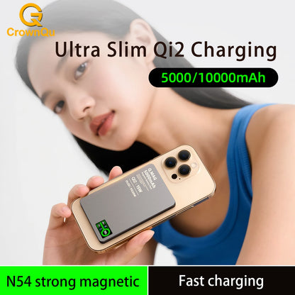Magnetic Wireless Power Bank – 5000mAh or 10000mAh