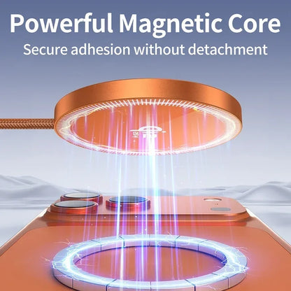New Magnetic Wireless Charger 25w Ultra-thin Design Qi2 Certified Low-temperature Fast Charging Suitable For iPhone 15/14/13/12