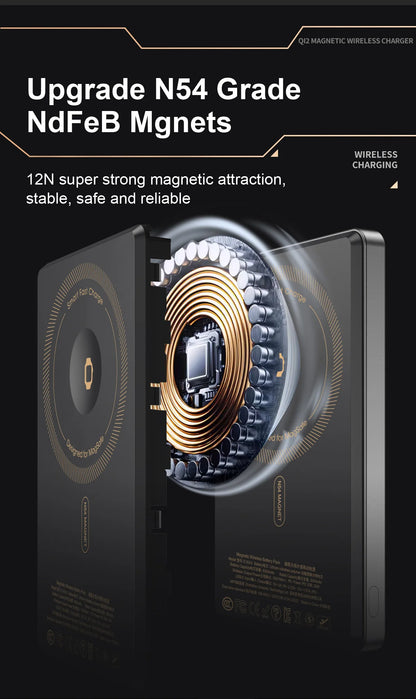 Magnetic Wireless Power Bank – 5000mAh or 10000mAh